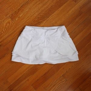 White althleta tennis skort, small